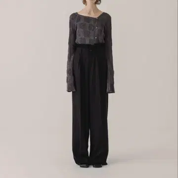 eaphi FRILLS WAIST PANTS 블랙 사이즈 1