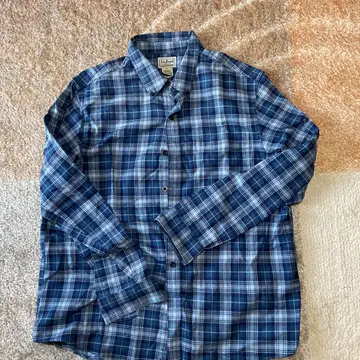 L.L.Bean 체크 무늬 긴팔 셔츠 XL