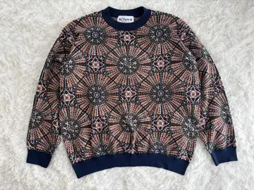 cloudy Recycled Knit Sweater BLUE XL