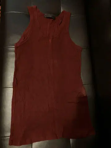 JULIUS 탱크탑 사이즈 2 와인 레드 09S/S