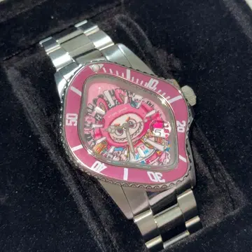 Labubu 라부부 손목시계 핑크 자동 와인딩 한정품