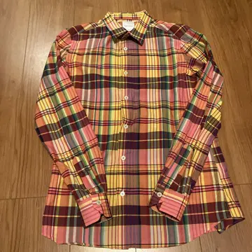 Paul Smith 체크 무늬 긴팔 셔츠 M
