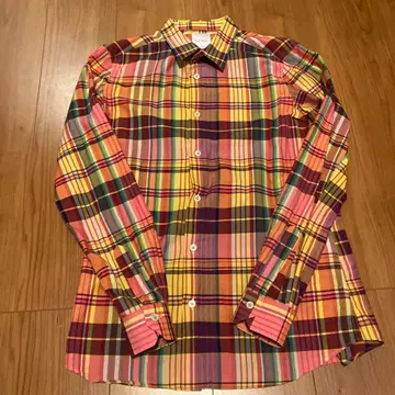 Paul Smith 체크 무늬 긴팔 셔츠 M