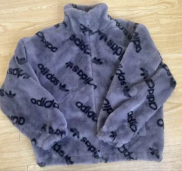 adidas 플리스 자켓 그레이