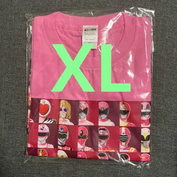 XL 전 슈퍼 전대전 역대 핑크 대집합 미개봉품 셔츠