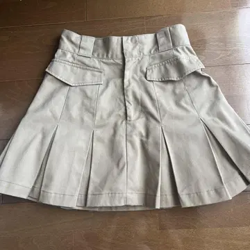 릴리 브라운 디키즈 콜라보 플리츠 스커트