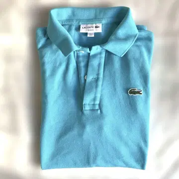 LACOSTE 피케 셔츠 LACOSTE 터콰이즈 피케 셔츠 사이즈 3