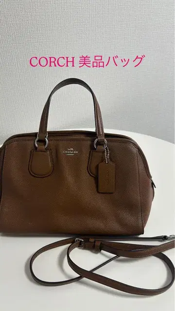 CORCH 브라운 핸드백 새상품급