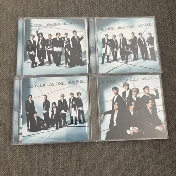 Beautiful AS ONE CD 4장 세트