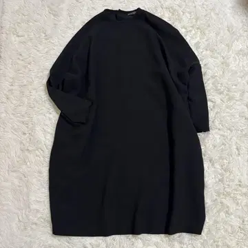 mizuiro ind 미즈이로 인드 코쿤 와이드 원피스 블랙