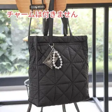 [글로벌 워크] 최애 퀼팅 토트백/블랙