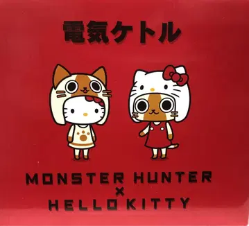 HELLO KITTY x MONSTER HUNTER 콜라보 전기 주전자