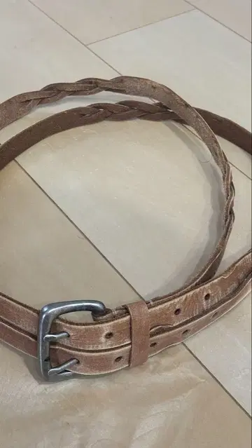 빈티지 2단 벨트