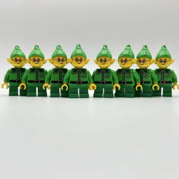 h2 미사용 새상품 레고 미니 피규어 엘프 8체 LEGO 정품 크리스마스