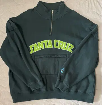 SANTA CRUZ 하프 지퍼 맨투맨