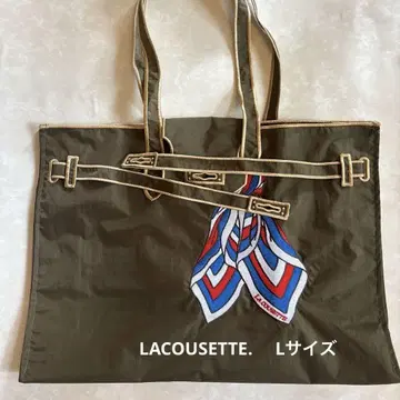 LACOUSETTE 올리브 토트백 스카프 포함