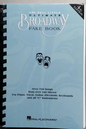 악보집 The Real Book: Broadway Fake Book