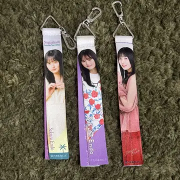 노기자카46 엔도 사쿠라 리본 키링 세트 묶음 판매