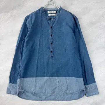 레미 릴리프 REMI RELIFE 풀오버 노카라 데님 셔츠 M