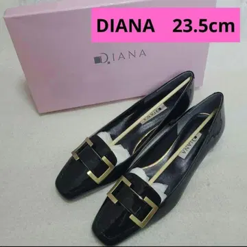 DIANA 새상품 덧신만 신은 펌프스 로우힐 로퍼풍 23.5cm