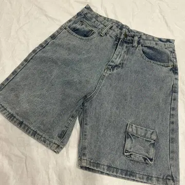 jeans 청바지 하프 팬츠 데님 y2k Archive 구제 의류