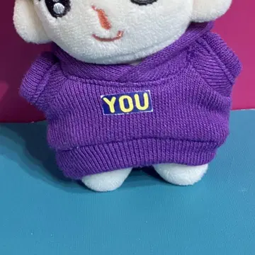 [ 10cm 인형 ] 퍼플 U 후디 인형 의류