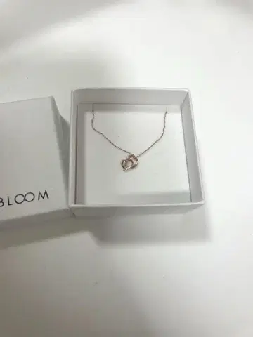 BLOOM 목걸이 핑크 골드 하트