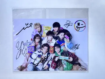 GENIC 친필 사인 브로마이드