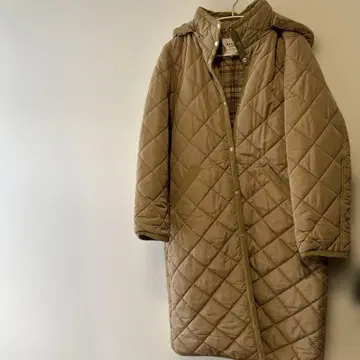 BEAMS HEART 퀼팅 자켓 베이지