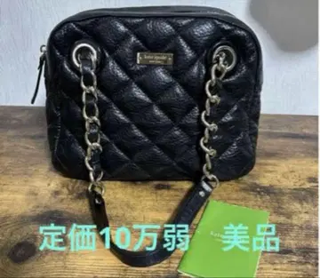 정가 10만 새상품급 골드 체인 가죽 백 케이트 스페이드