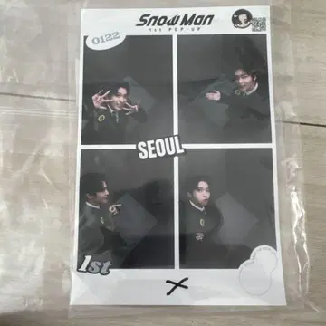 SnowMan 팝업 메구로 렌 즉석 사진