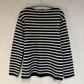 SAINT JAMES 스트라이프 긴팔 울 상의