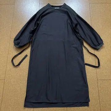 [ 달리아 ] 일본제 어깨 절개 롱 원피스 블랙 내추럴