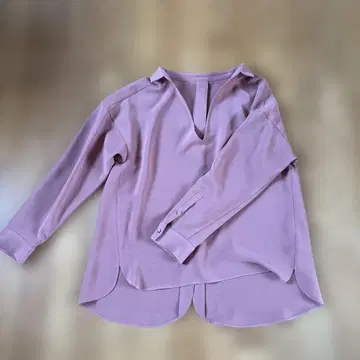 Spick & Span 브라운 긴팔 셔츠 38