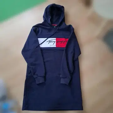 Tommy Hilfiger 후드 부착 원피스 네이비