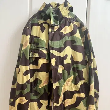 60s 체코슬로바키아군 살라만더 카모 밀리터리 후디드 코트