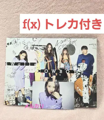 f(x) 4walls COWBOY cd dvd 포토카드