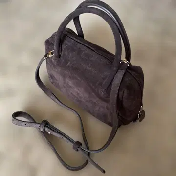 ZARA 스플릿 스웨이드 보스턴 백