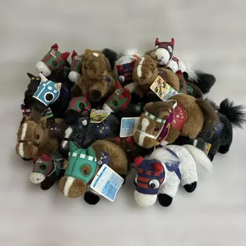 경마 마스코트 봉제 인형 24개