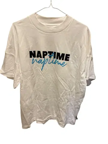 naptime 모크넥 T-SHIRTS-WHITE