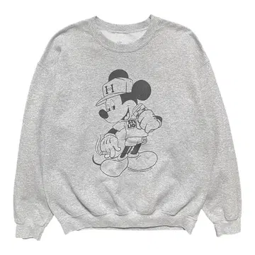 구제 의류 포 더 호미즈 디즈니 미키마우스 패러디 맨투맨