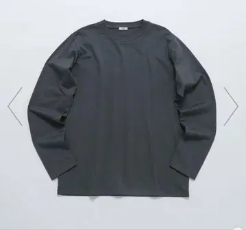 SHIPS: NANO-FINE 하이 게이지 크루넥 T셔츠 (롱티)