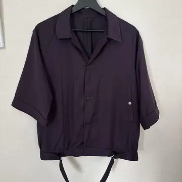 HARE/숏 리브 셔츠 블루종/퍼플/MEDIUM