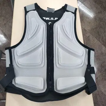 W.S.P. 구명 조끼 M 사이즈 그레이/블랙