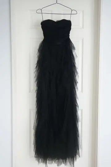 SHEIN 블랙 롱 드레스