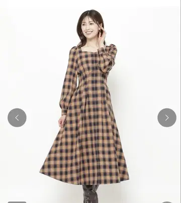 앙데팡당 허리 턱 원피스