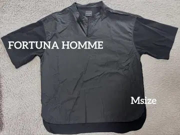 FORTUNA HOMME M 사이즈 블랙 T셔츠