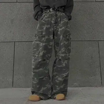 AVANDRESS Side Big Cargo Pants CAMO M
