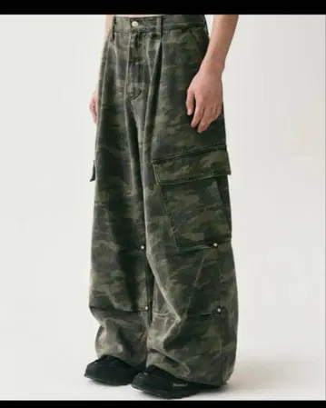 AVANDRESS Side Big Cargo Pants CAMO M