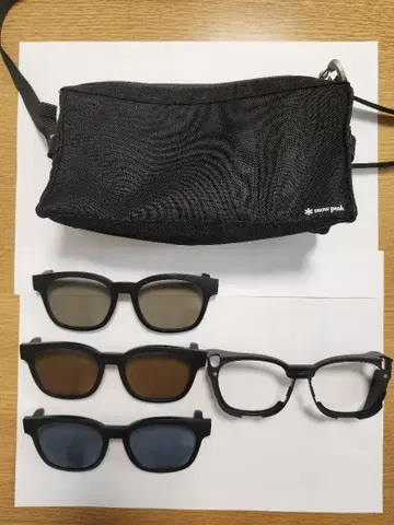 JINS x Snow peak Fishing set+렌즈 1매